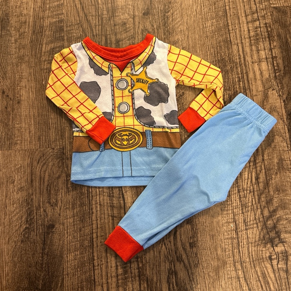 Toy Story Woody the Sheriff Themed Pajama Set